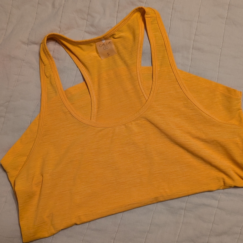 SALE -- CALIA Women's Racerback Tank Top, Size Small, Orange 🧡 - Picture 6 of 6